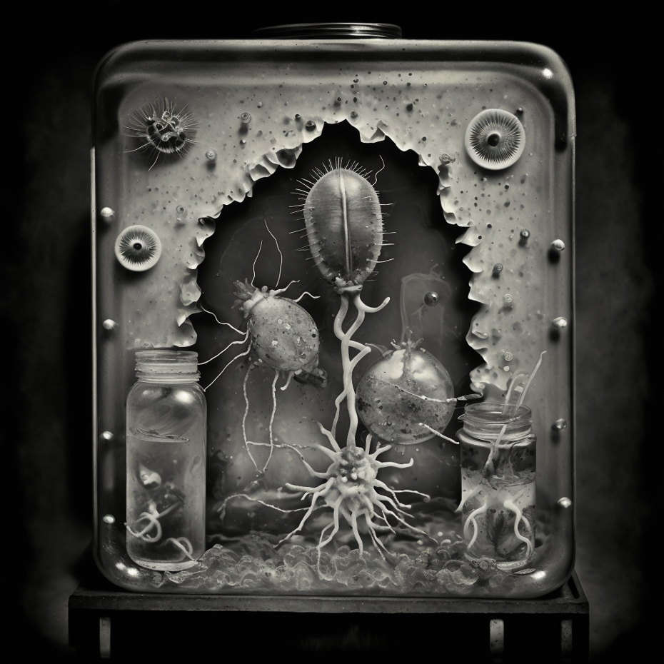 tinroof_tintype_photograph_of_evolving_synthetic_organism_c97eb4a2-a1c7-444f-a9b1-19dee423a6f3